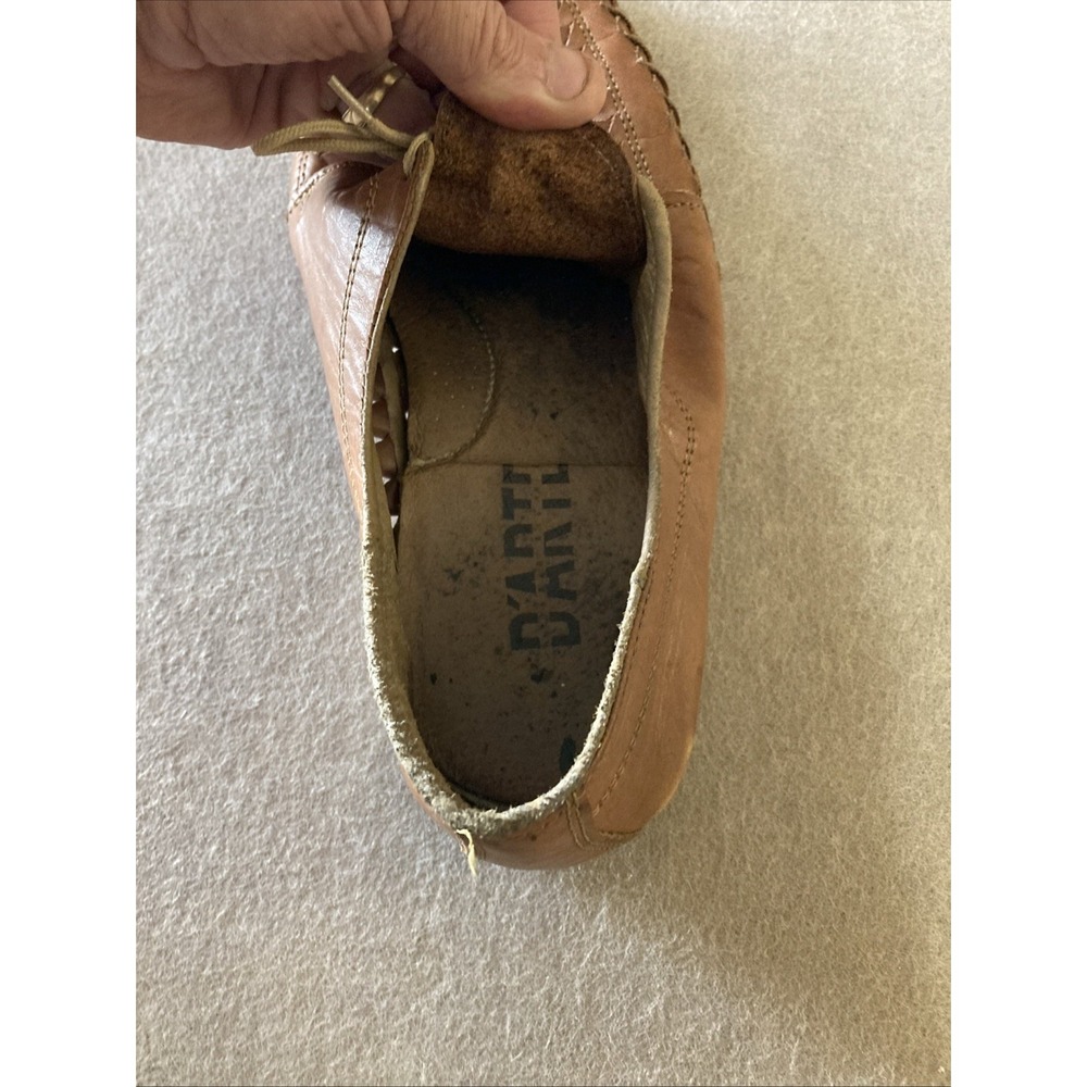 D'arte Huarache Artisanal Hand Made Leather Shoe Sz 11 Lofer Authentic Sandals - Picture 7 of 14